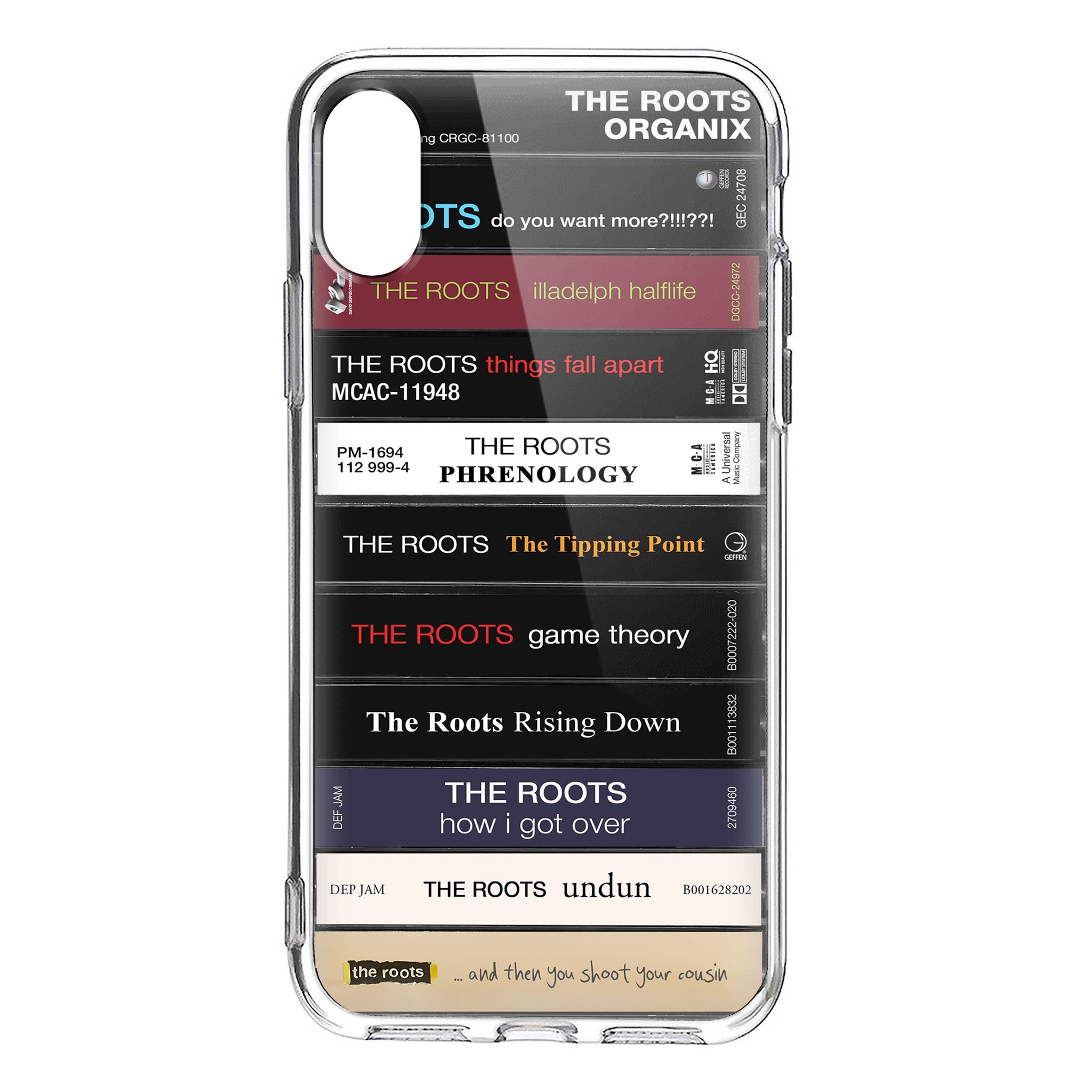 The Roots Albums Cassette Collection Retro Phone Case
