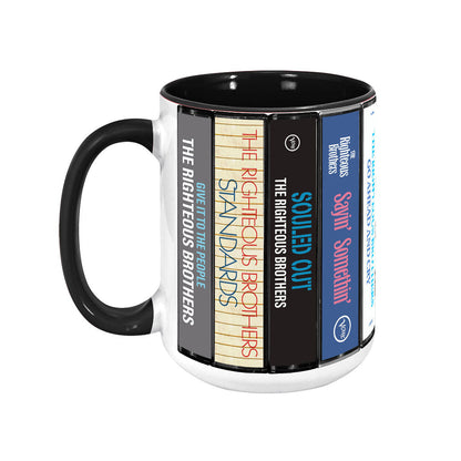 The Righteous Brothers Albums Cassette Collection Retro Accent Mug