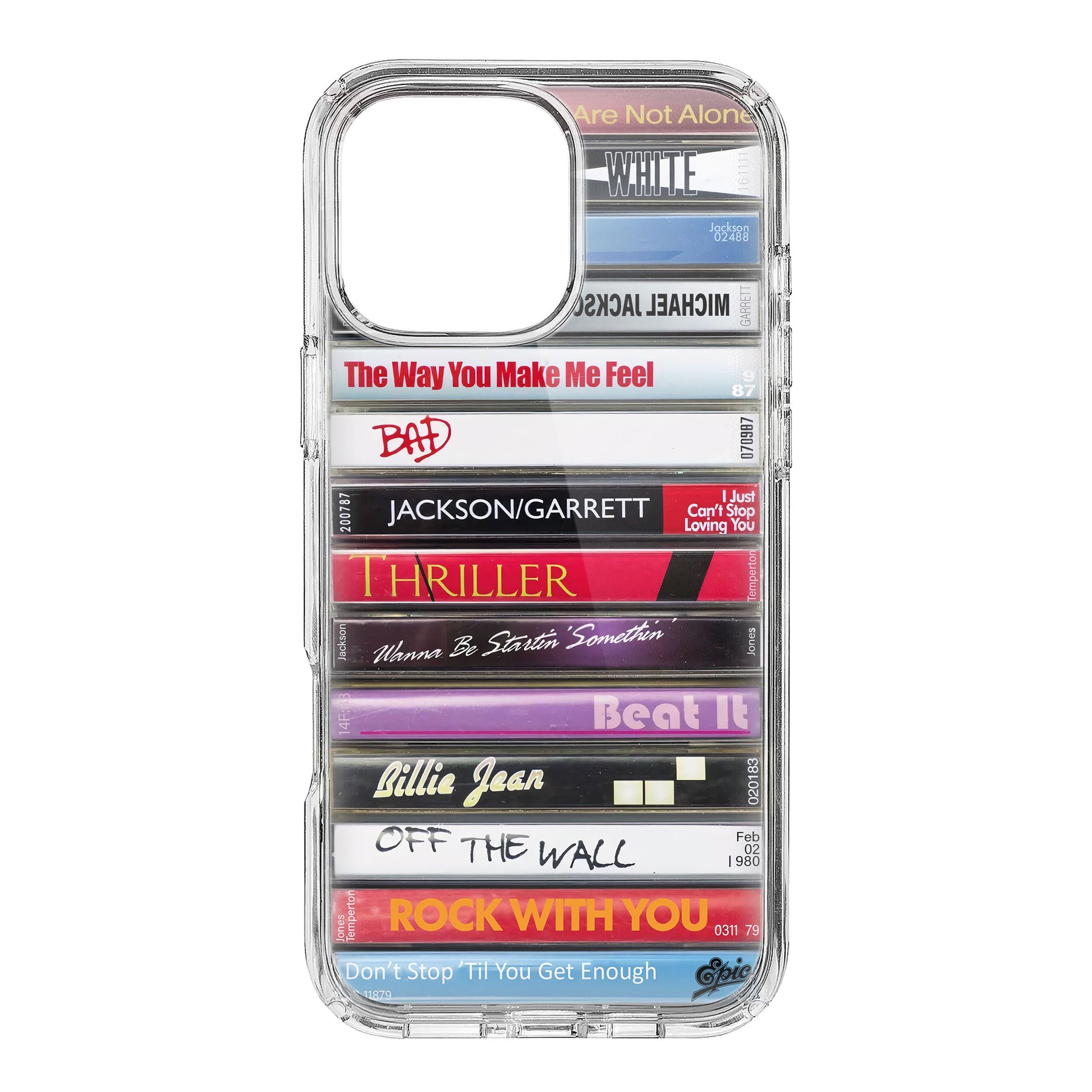 Michael Jackson Music Cassette Collection Retro Phone Case