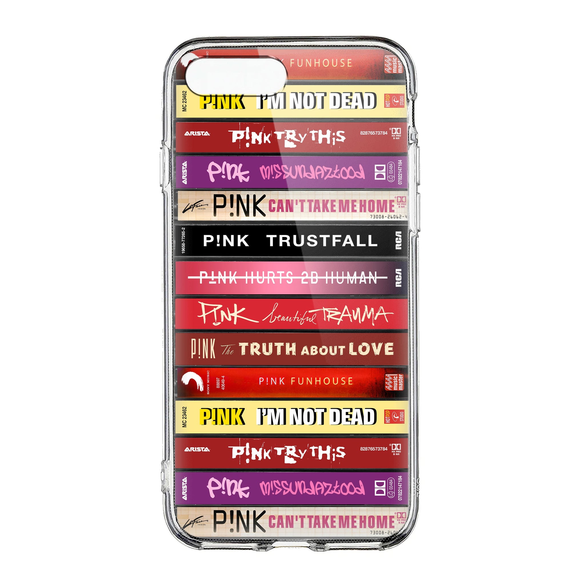 P!NK Albums Cassette Collection Retro Phone Case