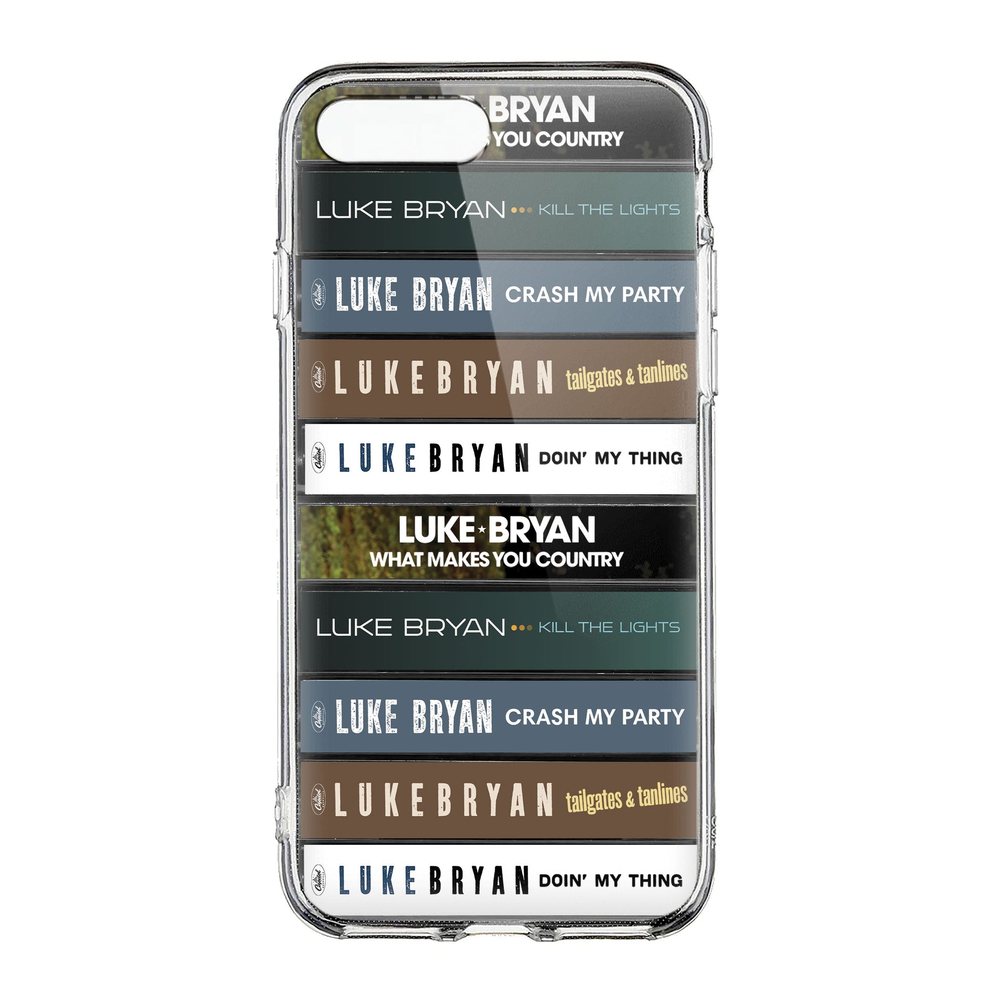 Luke Bryan Albums Cassette Collection Retro Phone Case