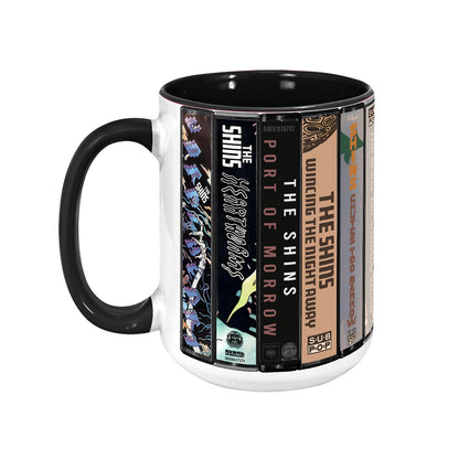 The Shins Albums Cassette Collection Retro Accent Mug
