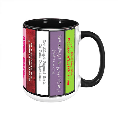 Tre Allegri Ragazzi Morti Albums Cassette Collection Retro Accent Mug