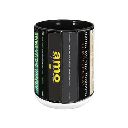 Bring Me the Horizon Albums Cassette Collection Retro Accent Mug