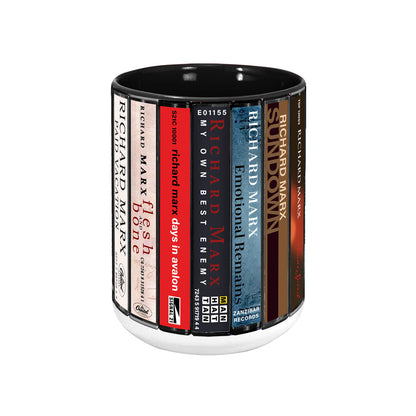 Richard Marx Albums Cassette Collection Retro Accent Mug