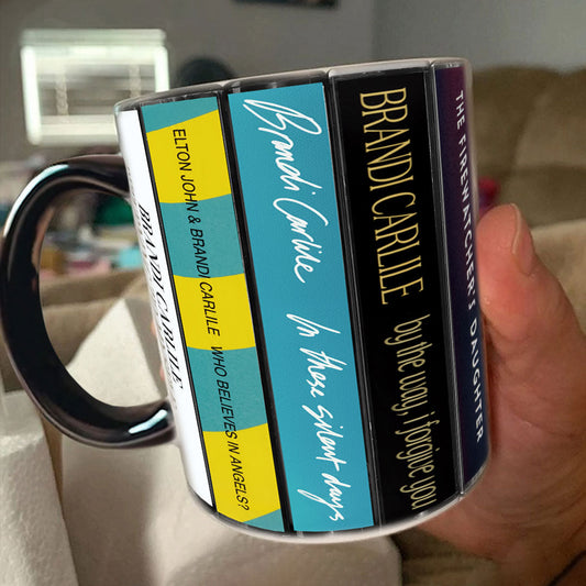 Brandi Carlile Albums Cassette Collection Retro Accent Mug
