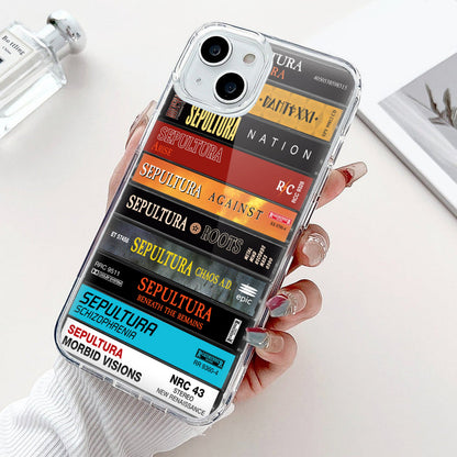 Sepultura Albums Cassette Collection Retro Phone Case