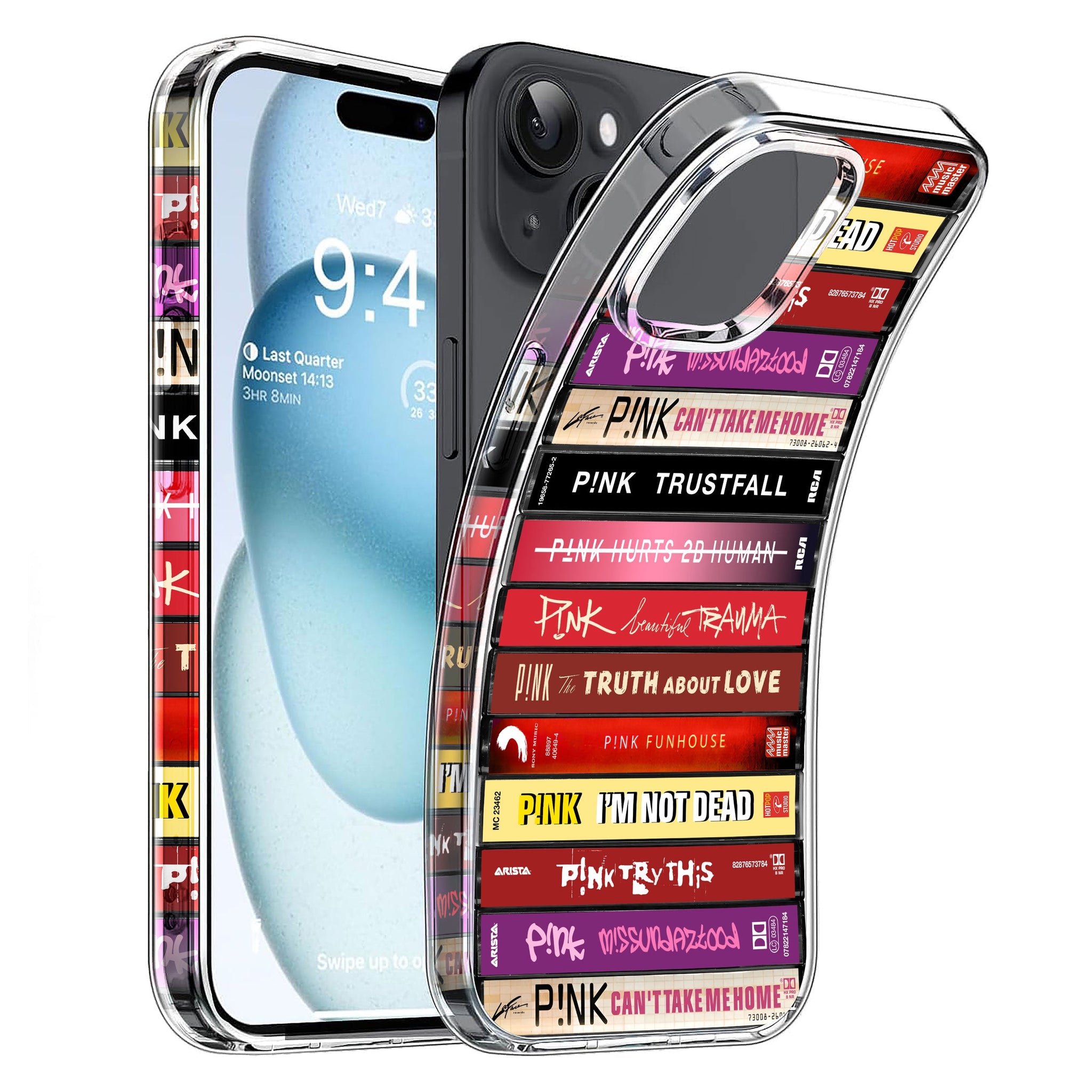 P!NK Albums Cassette Collection Retro Phone Case