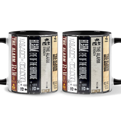 The Alarm Albums Cassette Collection Retro Accent Mug