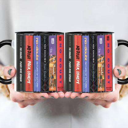 No Doubt Albums Cassette Collection Retro Accent Mug