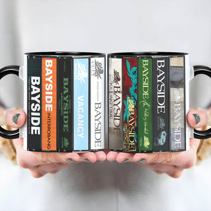 Bayside Albums Cassette Collection Retro Accent Mug