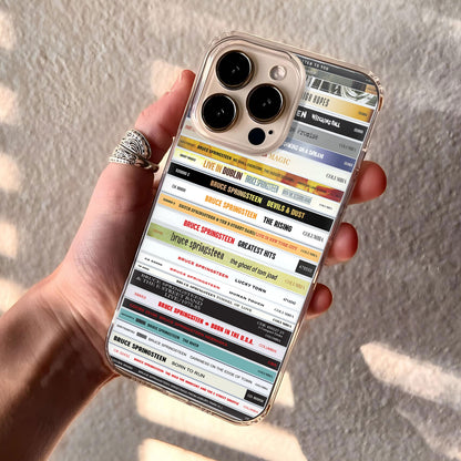 Bruce Springsteen Albums CD Collection Retro Phone Case