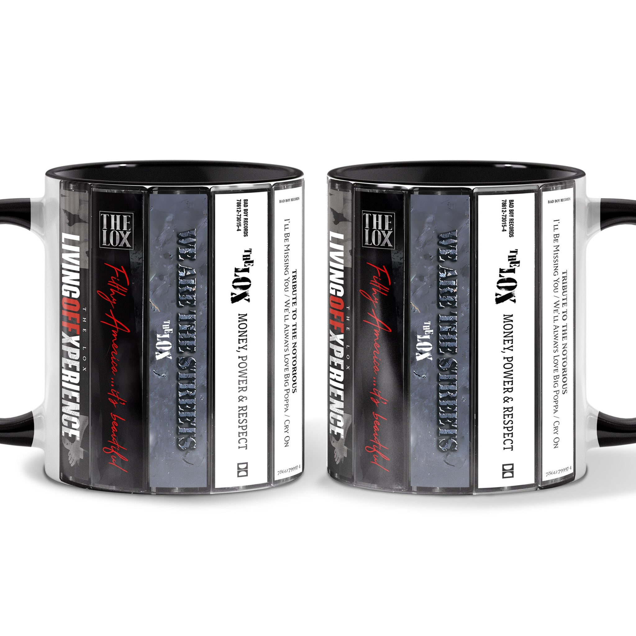 The Lox Albums Cassette Collection Retro Accent Mug