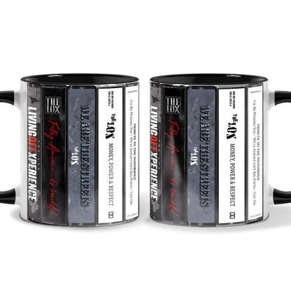 The Lox Albums Cassette Collection Retro Accent Mug