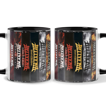 Hellyeah Albums Cassette Collection Retro Accent Mug