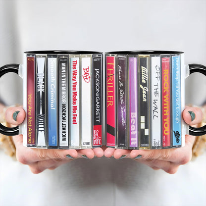 Michael Jackson Music Cassette Retro Collection Accent Mug