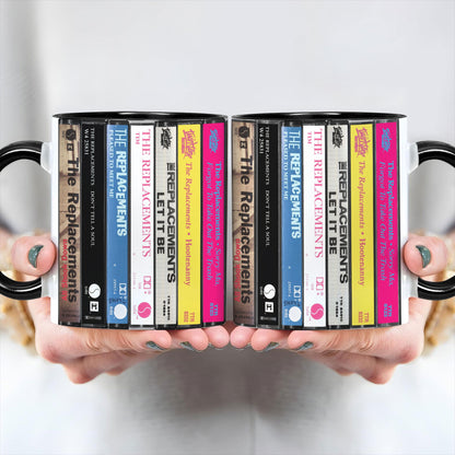 The Replacements Albums Cassette Collection Retro Accent Mug