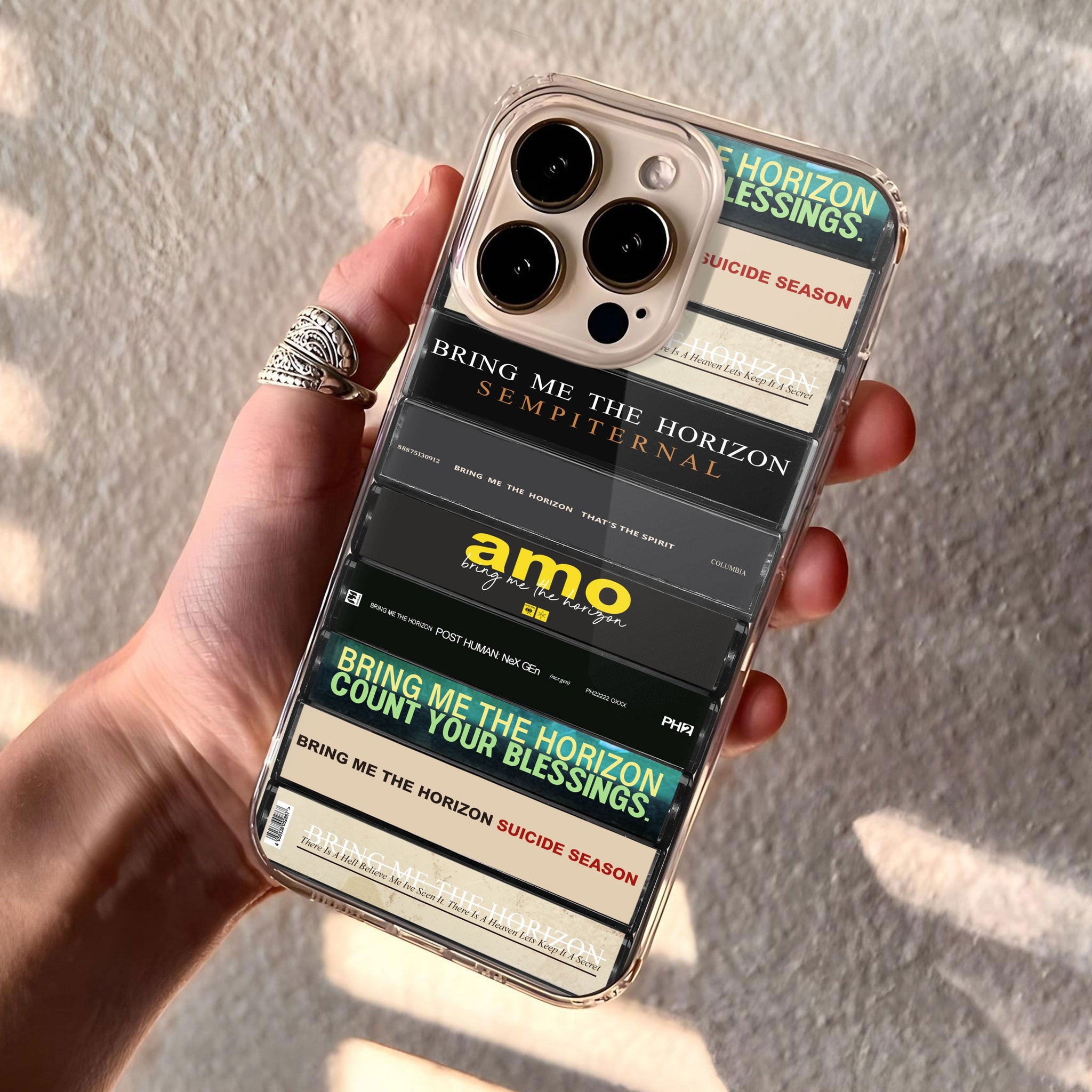 Bring Me the Horizon Albums Cassette Collection Retro Phone Case