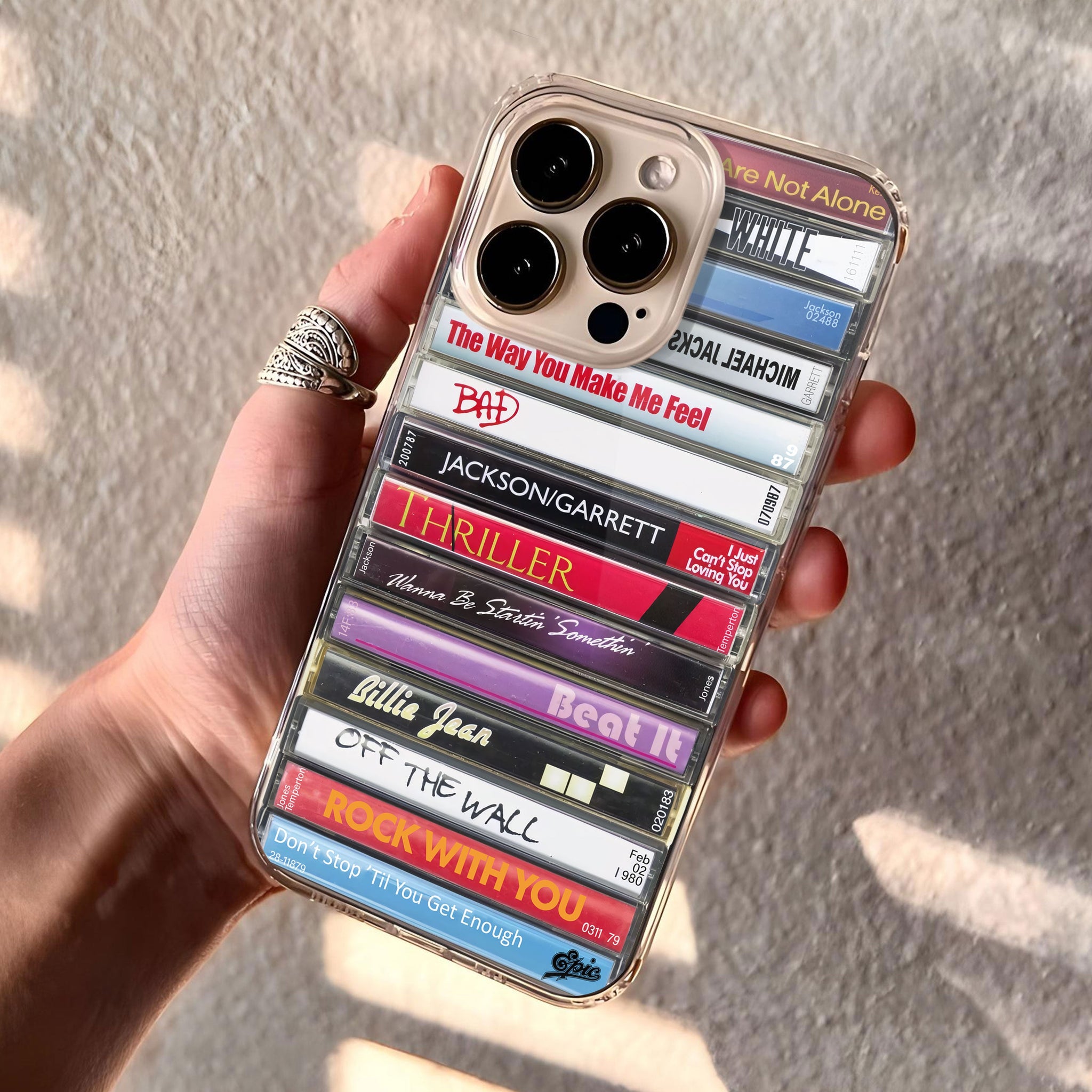 Michael Jackson Music Cassette Collection Retro Phone Case