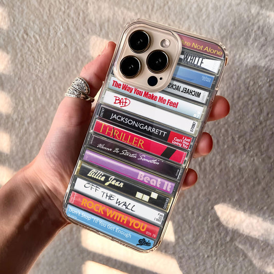 Michael Jackson Music Cassette Collection Retro Phone Case