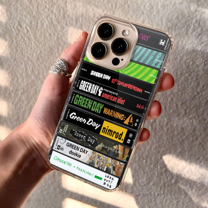 Green Day Albums Cassette Collection Retro MagSafe Phone Case