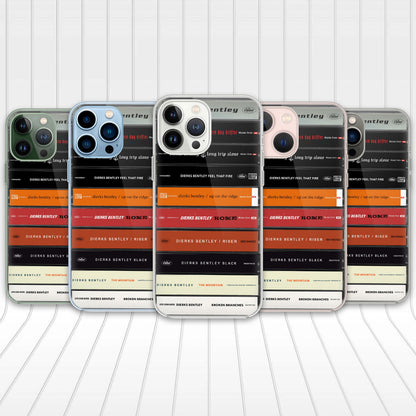 Dierks Bentley Albums Cassette Collection Retro Phone Case