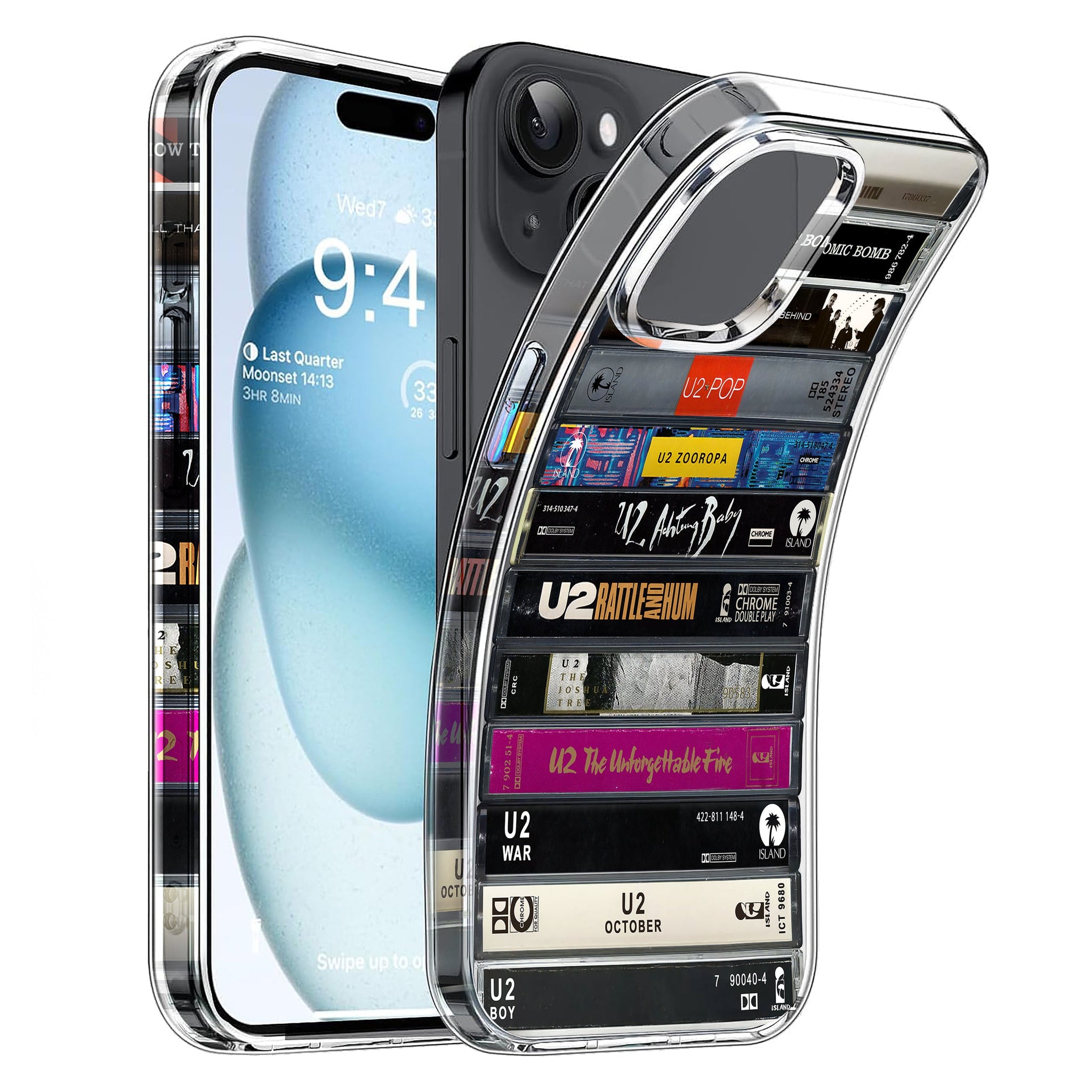U2 Albums Cassette Collection Retro MagSafe Phone Case