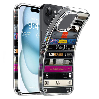 U2 Albums Cassette Collection Retro MagSafe Phone Case