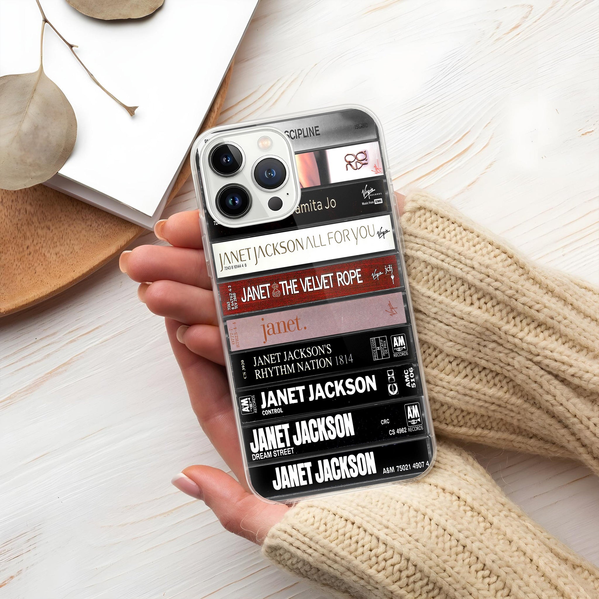 Janet Jackson Albums Cassette Collection Retro MagSafe Phone Case