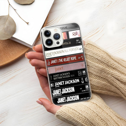 Janet Jackson Albums Cassette Collection Retro MagSafe Phone Case