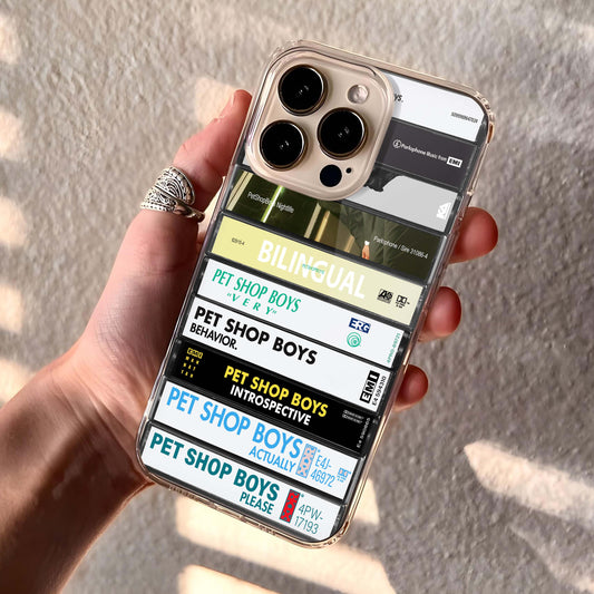 Pet Shop Boys Albums Cassette Collection Retro Phone Case