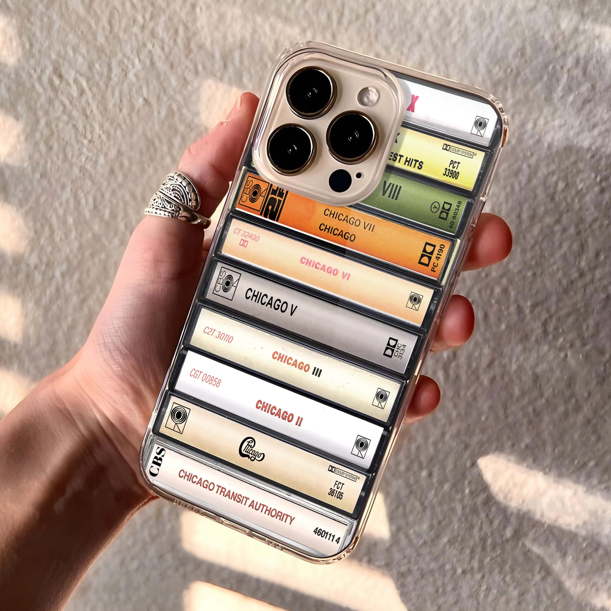 Chicago Albums Cassette Collection Retro Phone Case