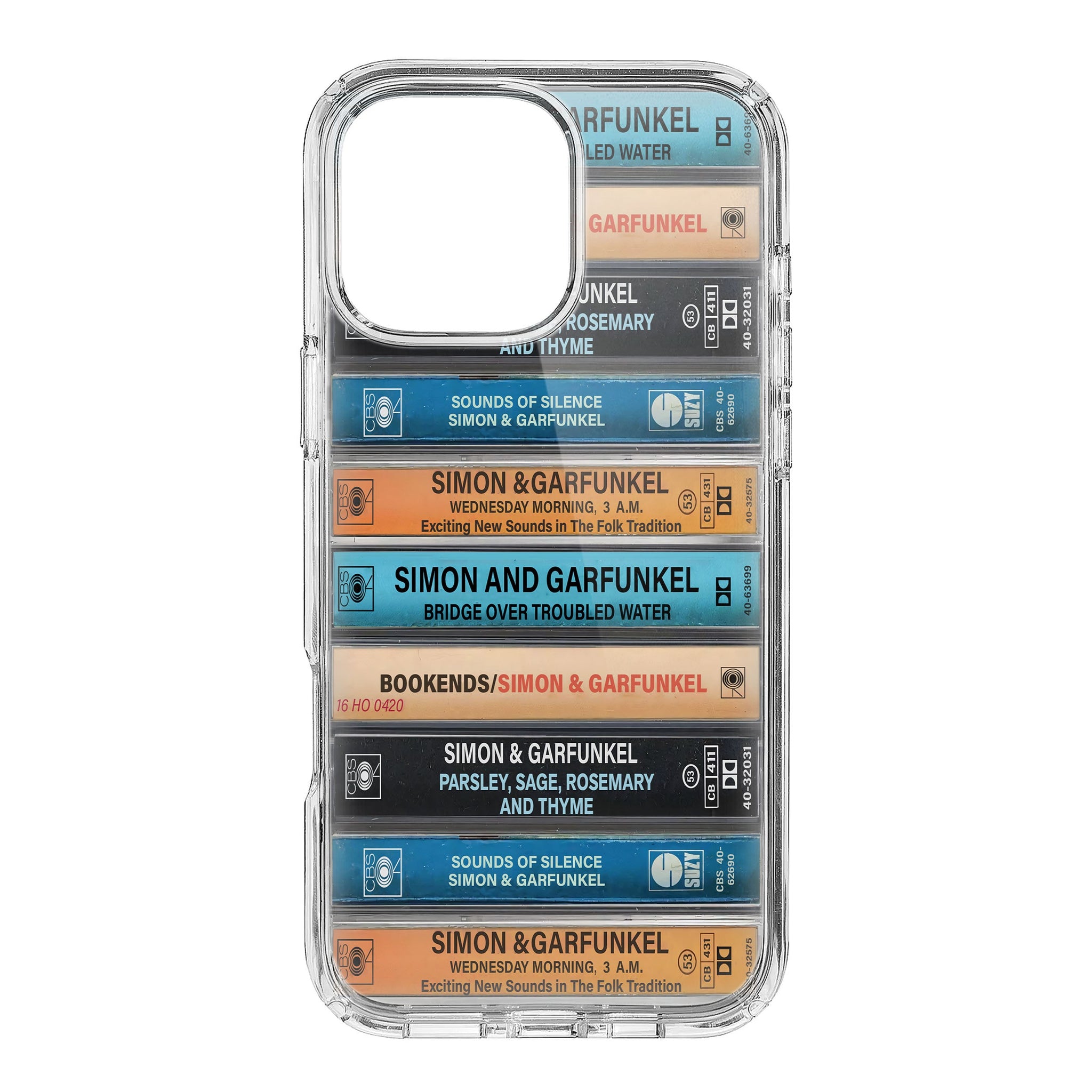 Simon & Garfunkel Albums Cassette Collection Retro Phone Case