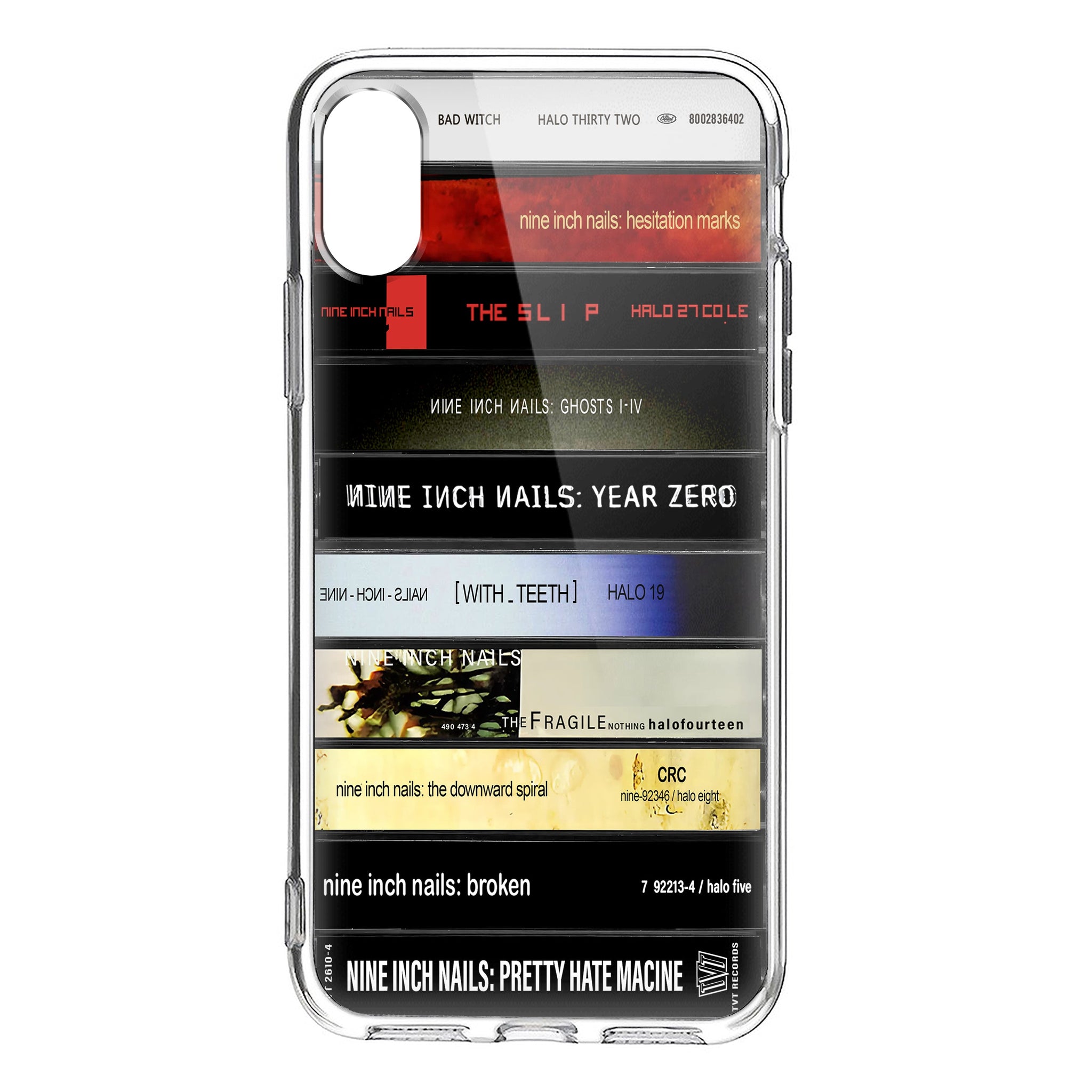 Nine Inch Nails Albums Cassette Collection Retro Phone Case