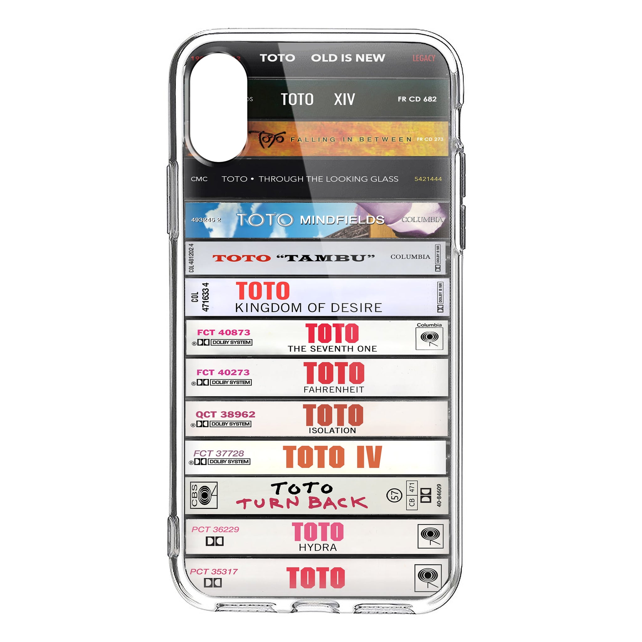 Toto Albums Cassette Collection Retro Phone Case