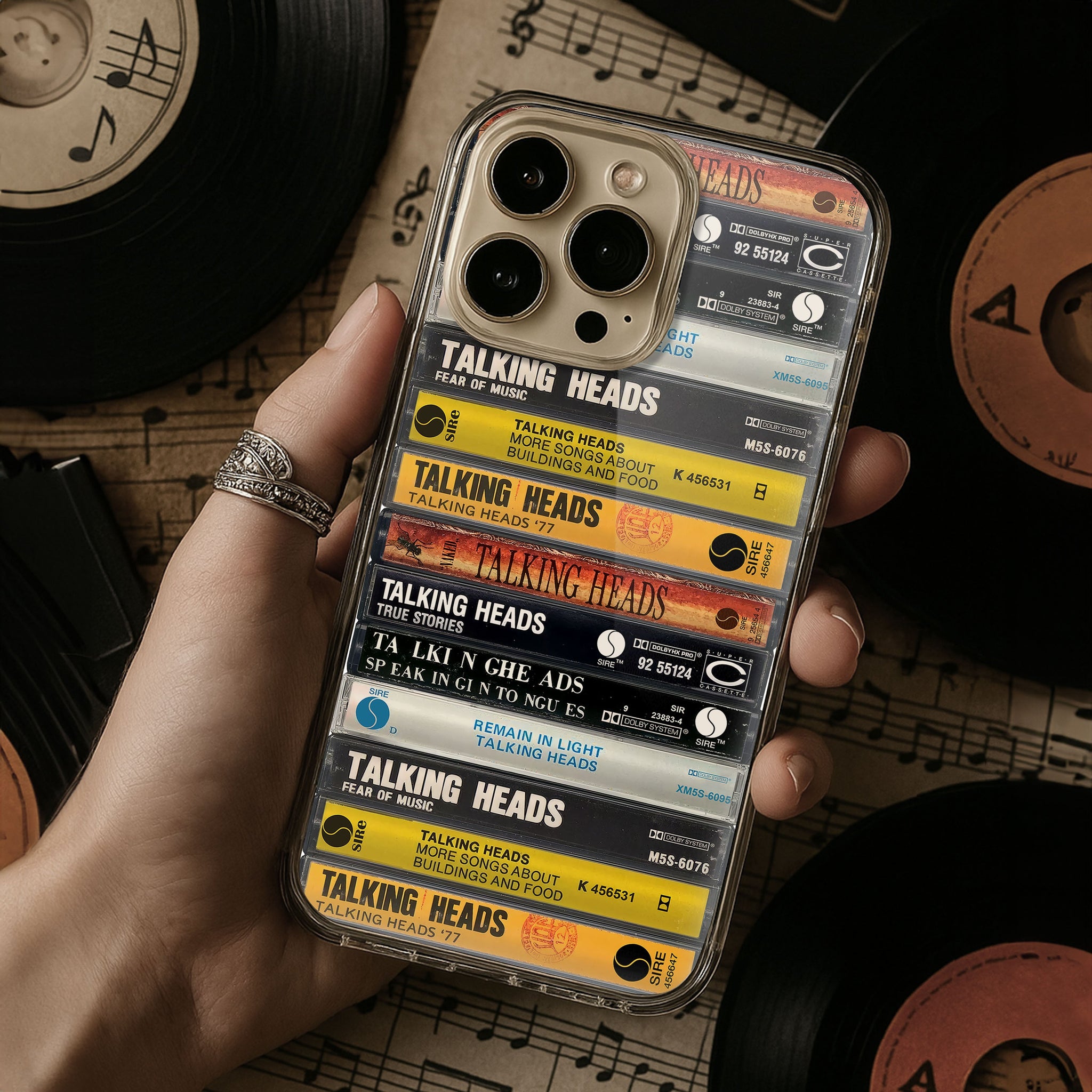 Talking Heads Albums Cassette Collection Retro Phone Case