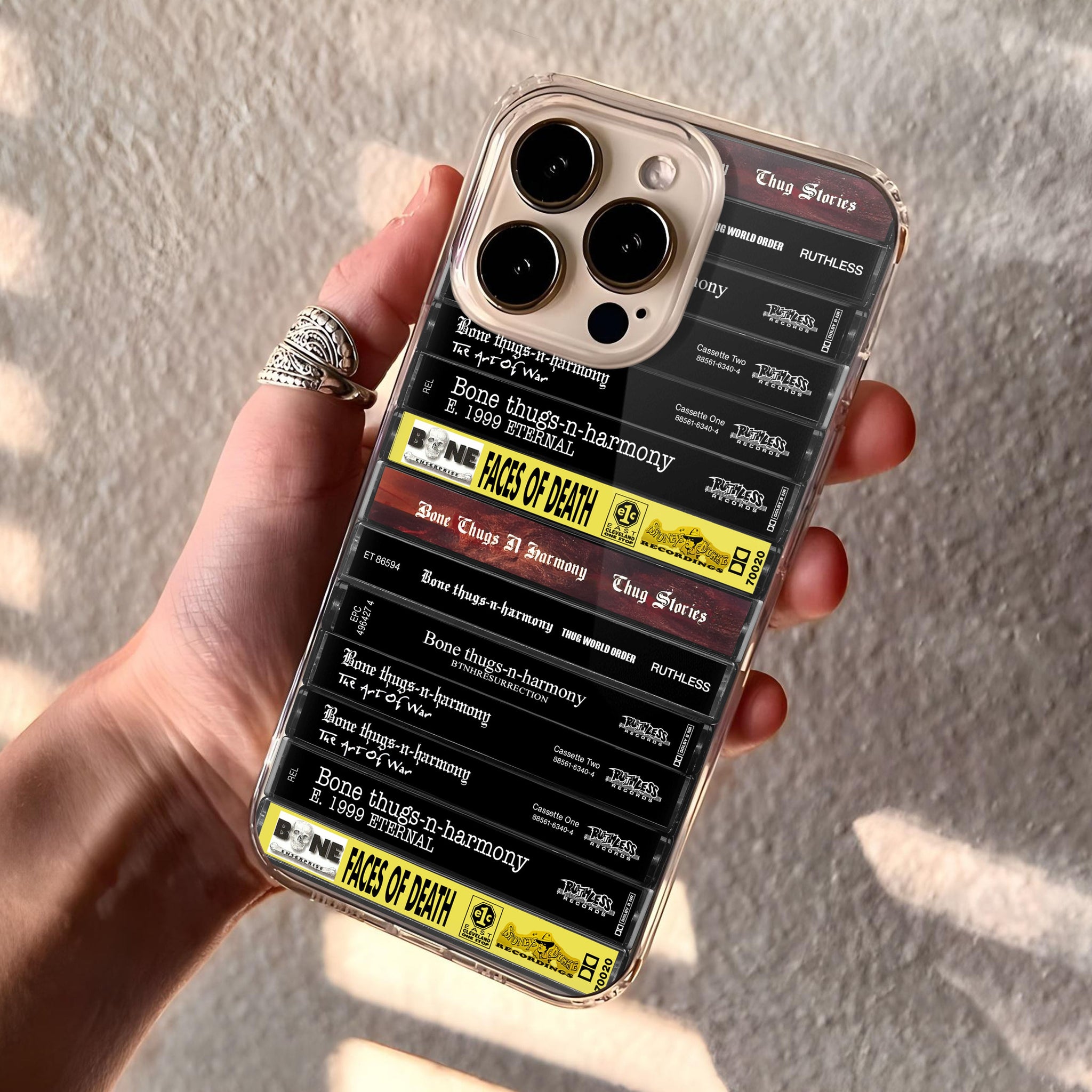Bone Thugs-n-Harmony Albums Cassette Collection Retro Phone Case