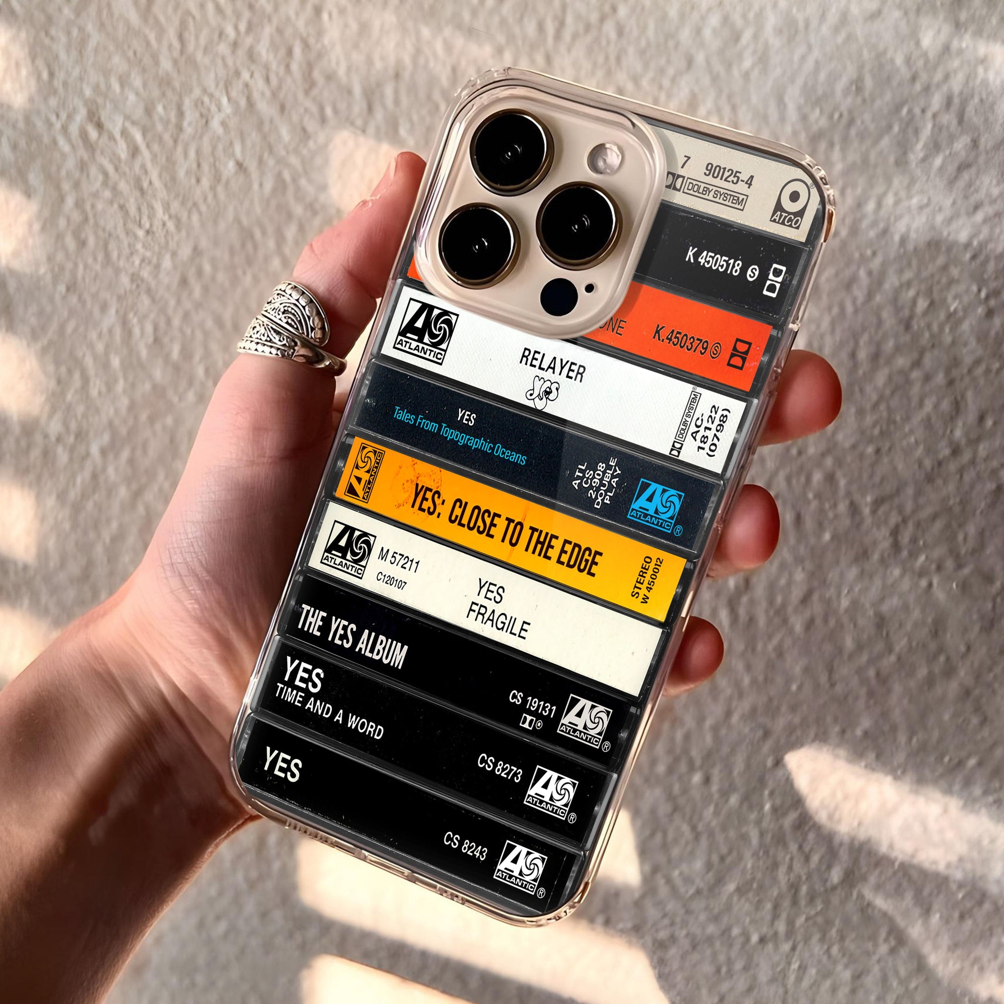 YES Albums Cassette Collection Retro Phone Case