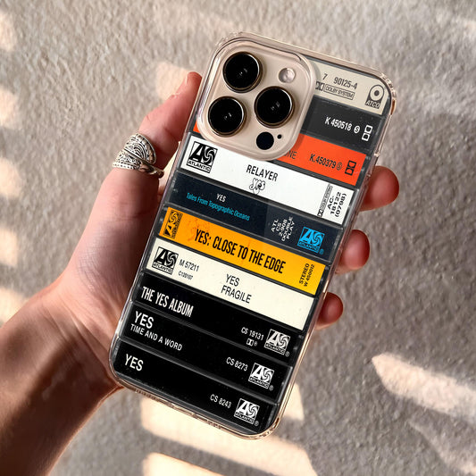 YES Albums Cassette Collection Retro Phone Case