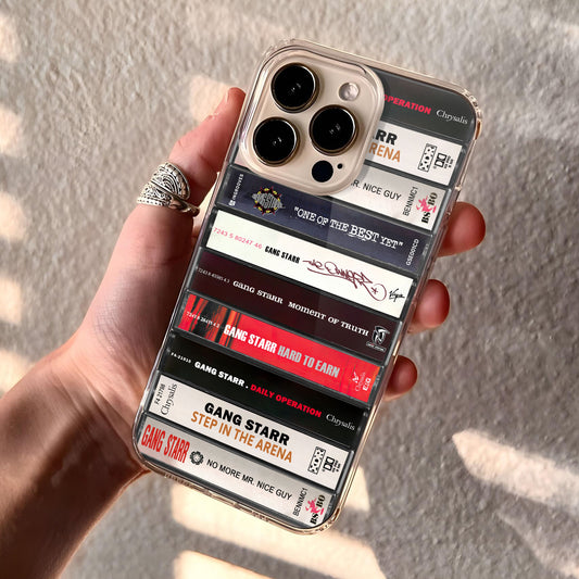 Gang Starr Albums Cassette Collection Retro Phone Case