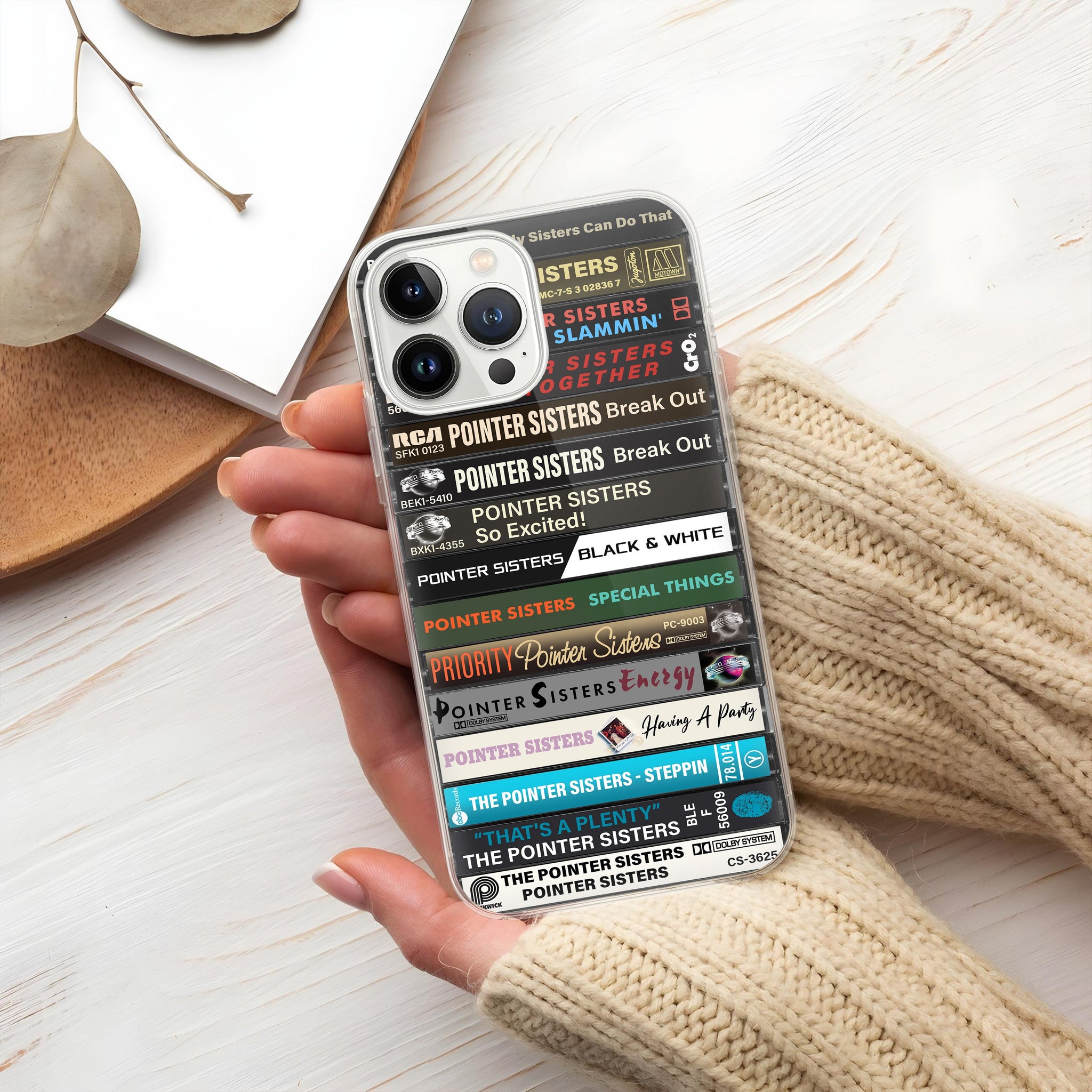 Pointer Sisters Albums Cassette Collection Retro Phone Case