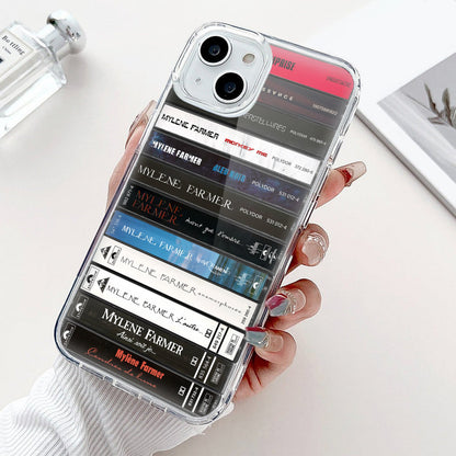 Myl��ne Farmer Albums Cassette Collection Retro Phone Case