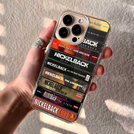 Nickelback Albums Cassette Collection Retro Phone Case