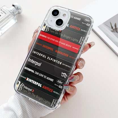 Interpol Albums Cassette Collection Retro Phone Case