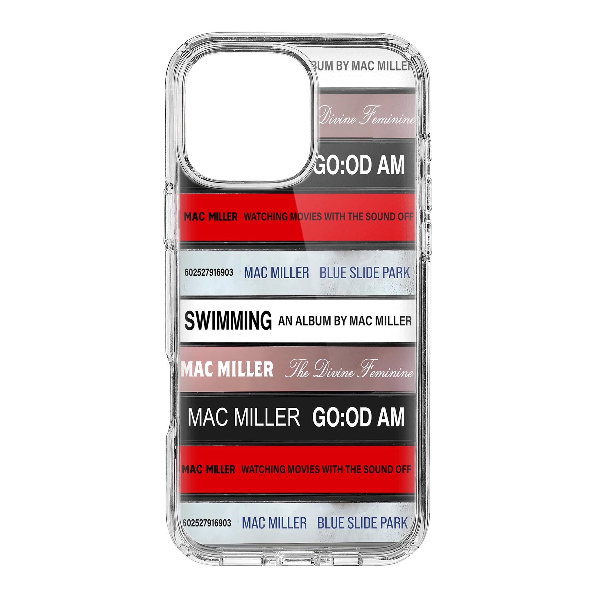Mac Miller Albums Cassette Collection Retro Phone Case