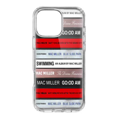 Mac Miller Albums Cassette Collection Retro Phone Case