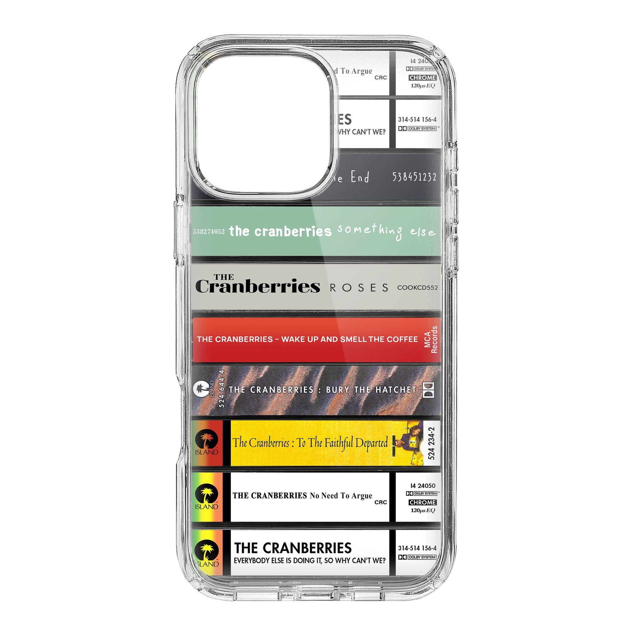 The Cranberries Albums Cassette Collection Retro Phone Case
