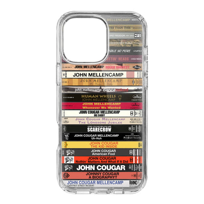 John Cougar Mellencamp Albums Cassette Collection Retro Phone Case