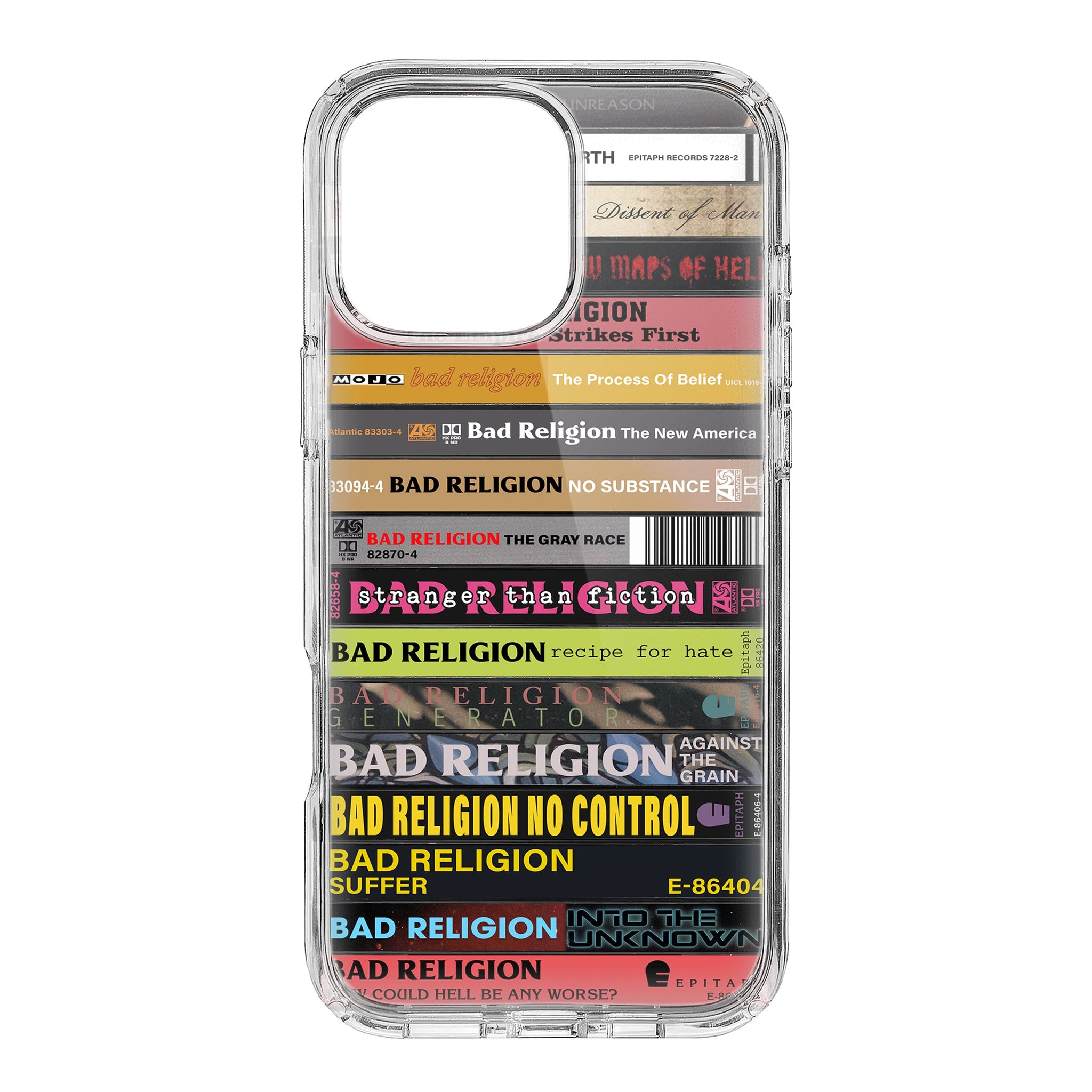 Bad Religion Albums Cassette Collection Retro Phone Case