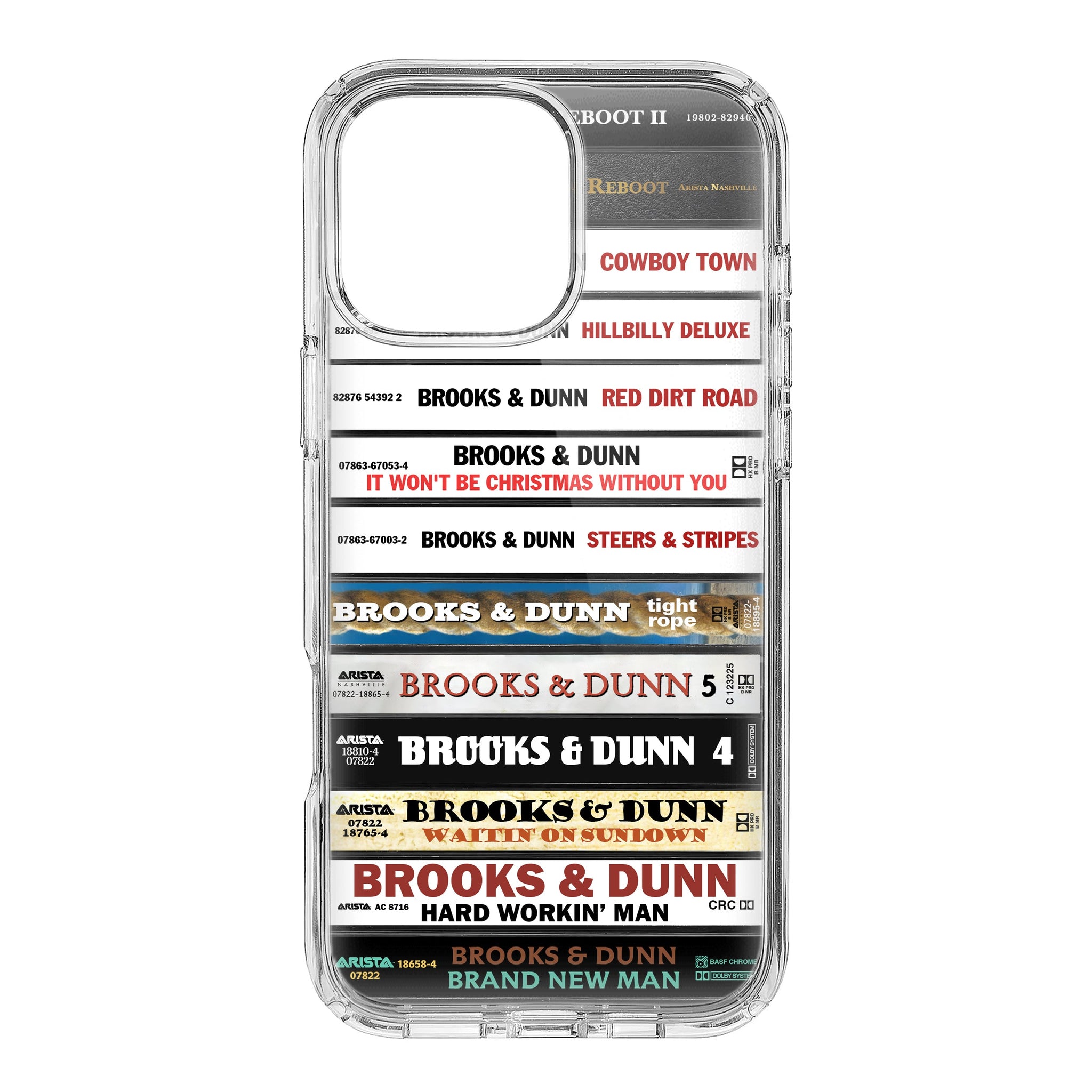 Brooks & Dunn Albums Cassette Collection Retro Phone Case